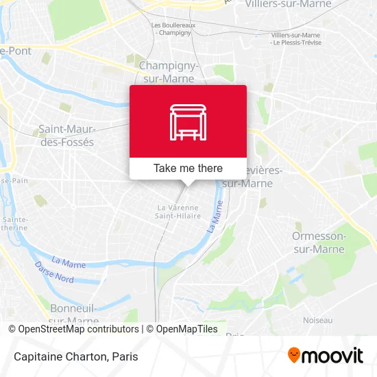 Mapa Capitaine Charton