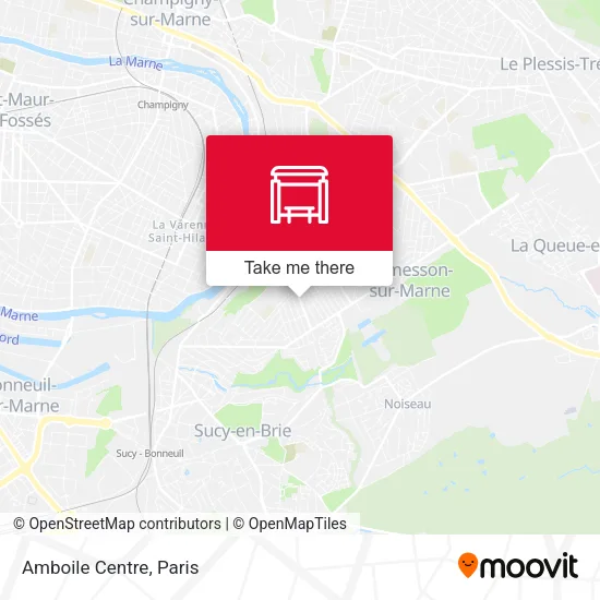Amboile Centre map