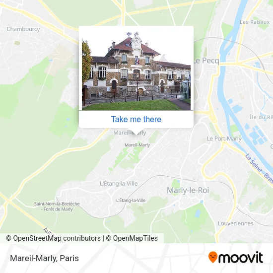 Mareil-Marly map