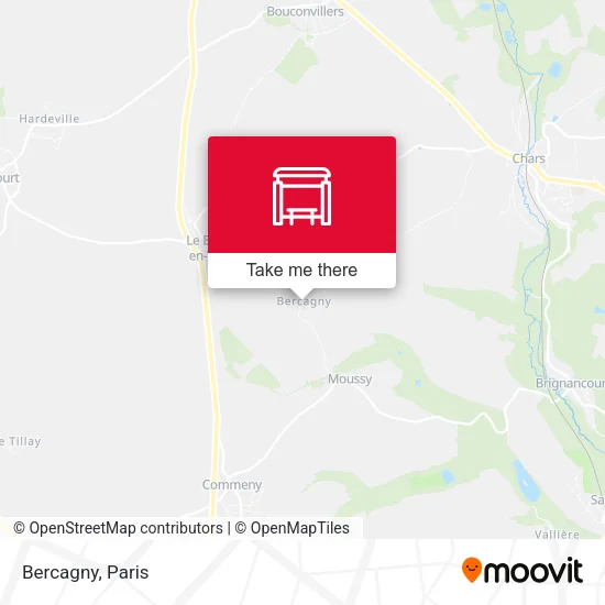 Bercagny map