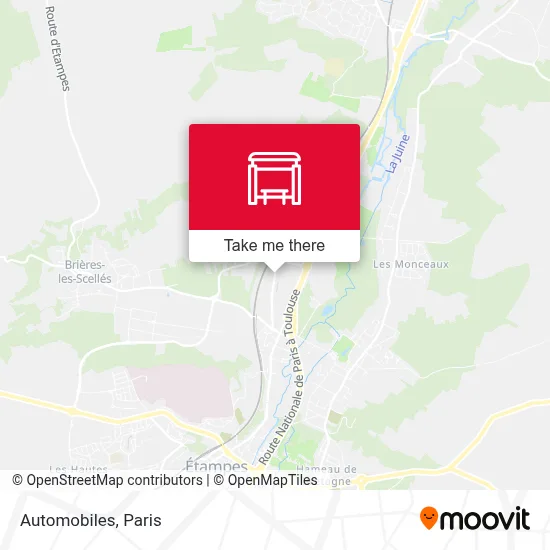 Automobiles map