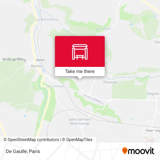 De Gaulle map
