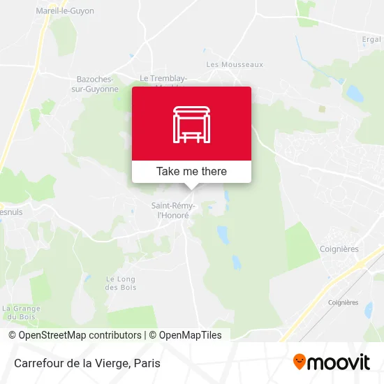 Carrefour de la Vierge map