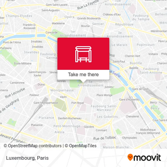 Luxembourg map