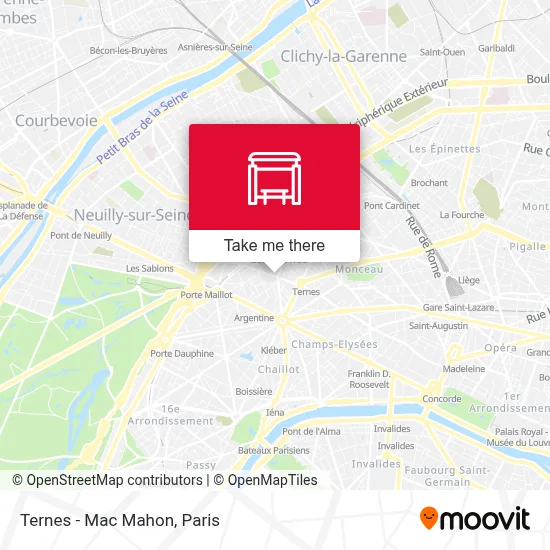 Ternes - Mac Mahon map