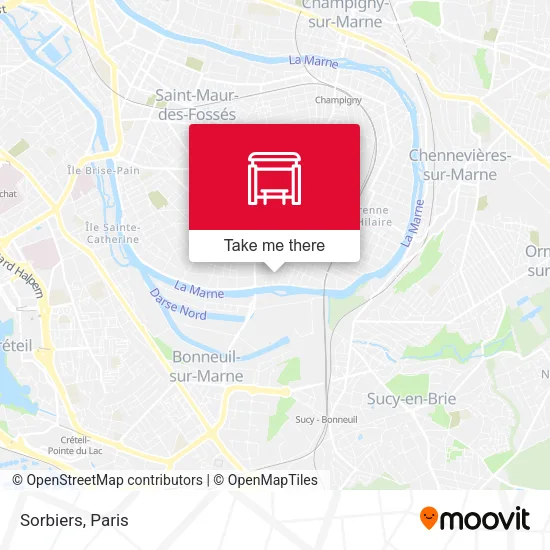 Sorbiers map
