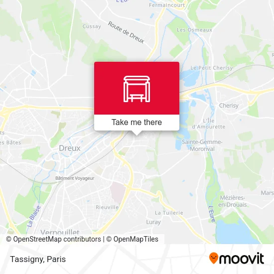 Tassigny map