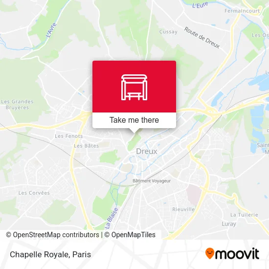 Chapelle Royale map