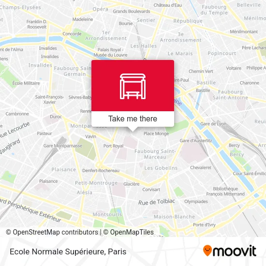 Ecole Normale Supérieure map