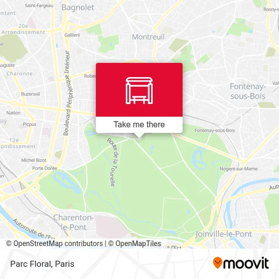 Parc Floral map