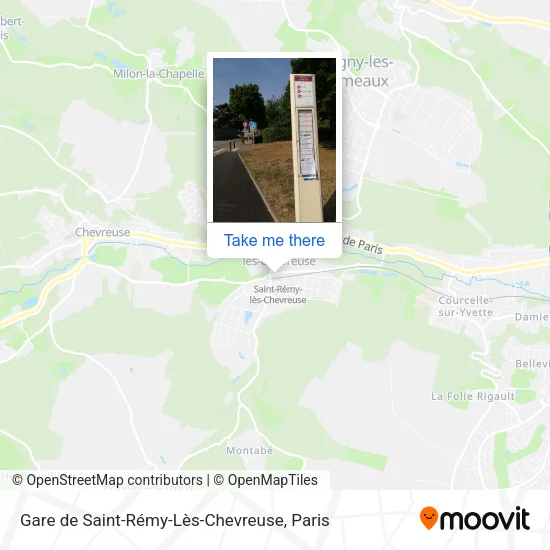 Gare de Saint-Rémy-Lès-Chevreuse map