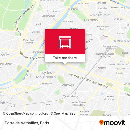 Porte de Versailles map