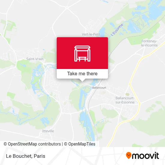 Le Bouchet map