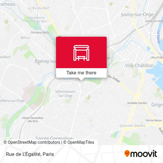 Rue de L'Égalité map