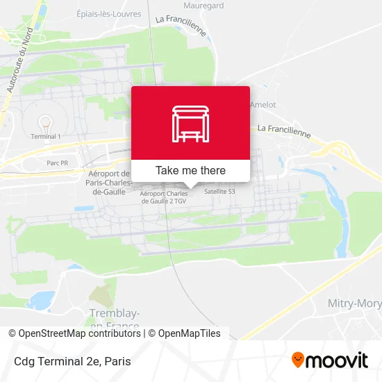 Cdg Terminal 2e map
