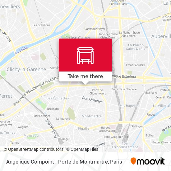 Mapa Angélique Compoint - Porte de Montmartre