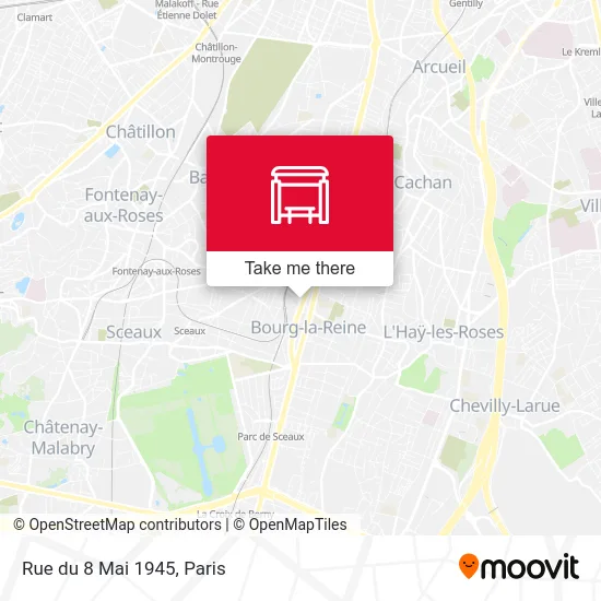 Mapa Rue du 8 Mai 1945