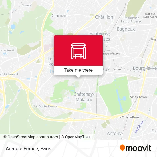 Anatole France map