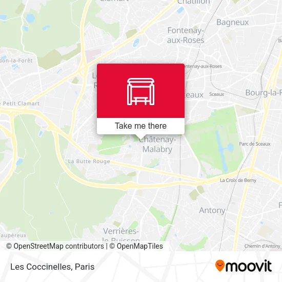 Les Coccinelles map