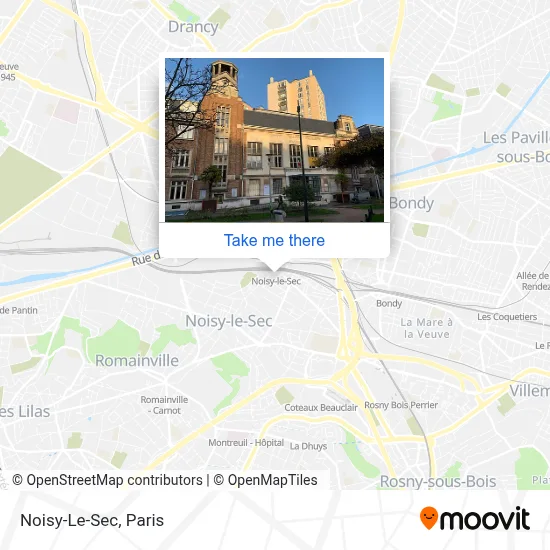 Noisy-Le-Sec map