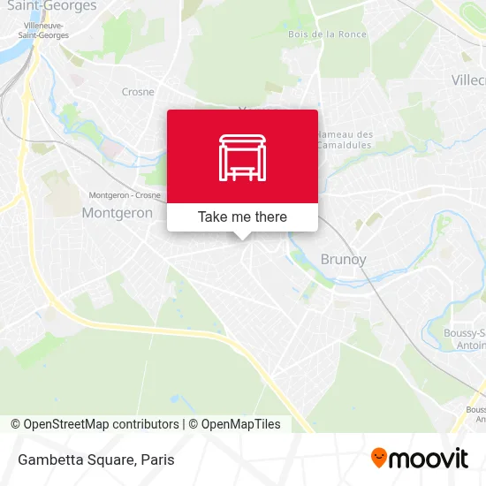 Place Gambetta map