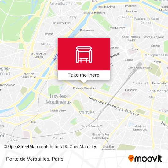 Porte de Versailles map