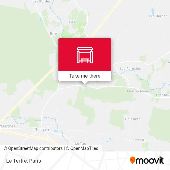 Le Tertre map