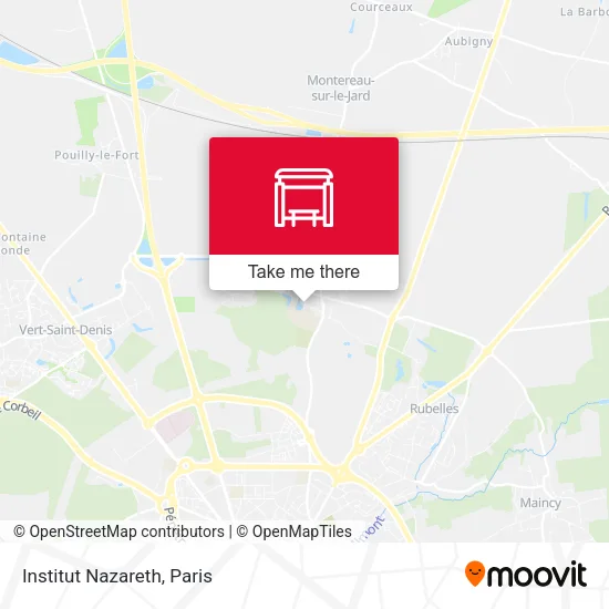 Institut Nazareth map