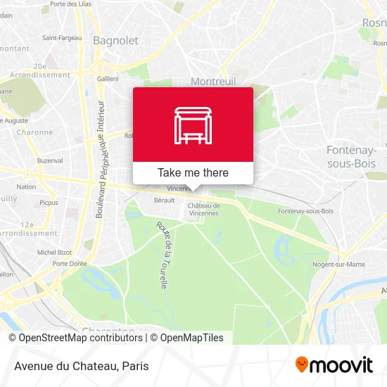 Avenue du Chateau map