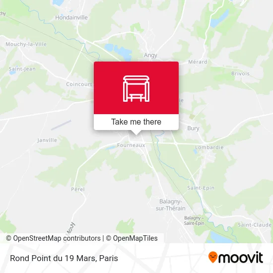 Mapa Rond Point du 19 Mars