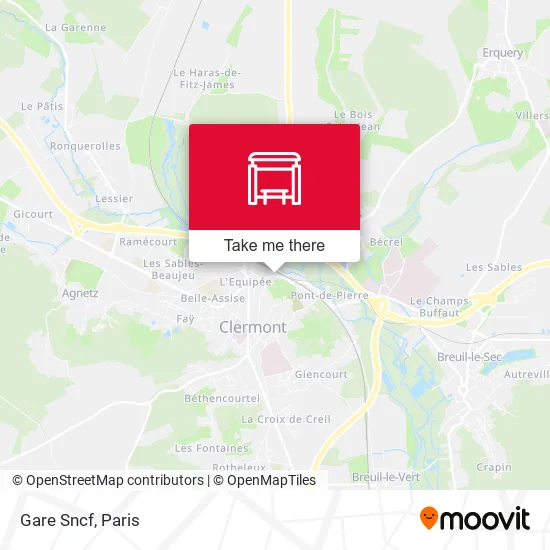 Gare Sncf map