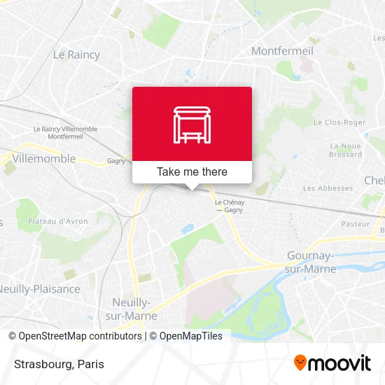 Strasbourg map