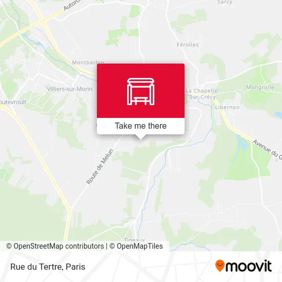 Mapa Rue du Tertre