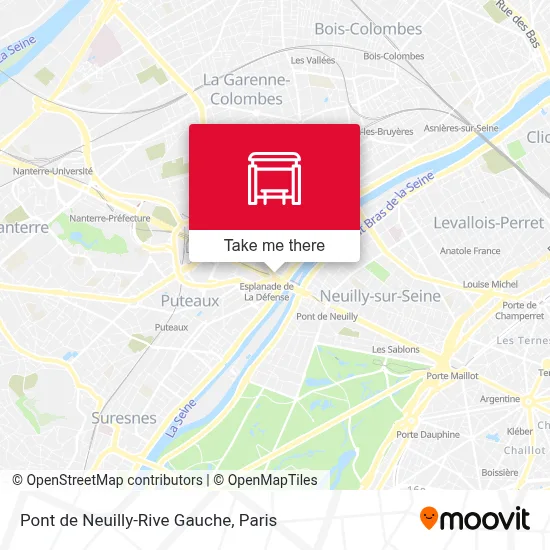 Pont de Neuilly-Rive Gauche map