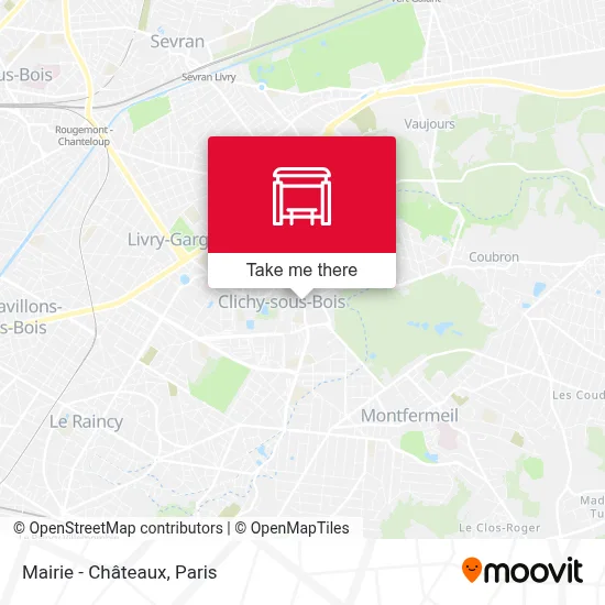 Mairie - Châteaux map