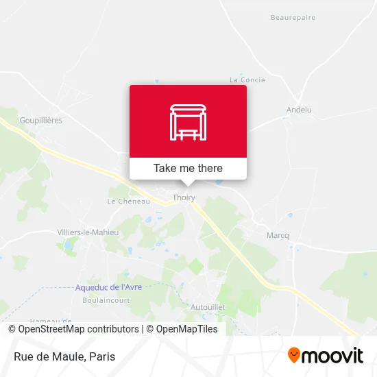 Mapa Rue de Maule