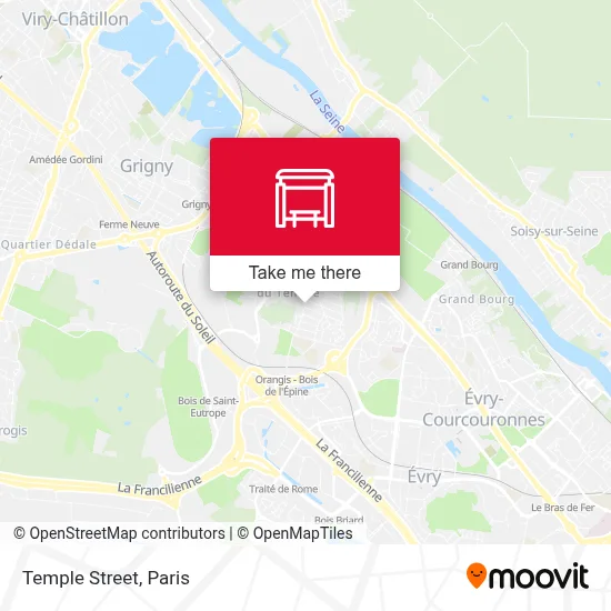 Mapa Rue du Temple
