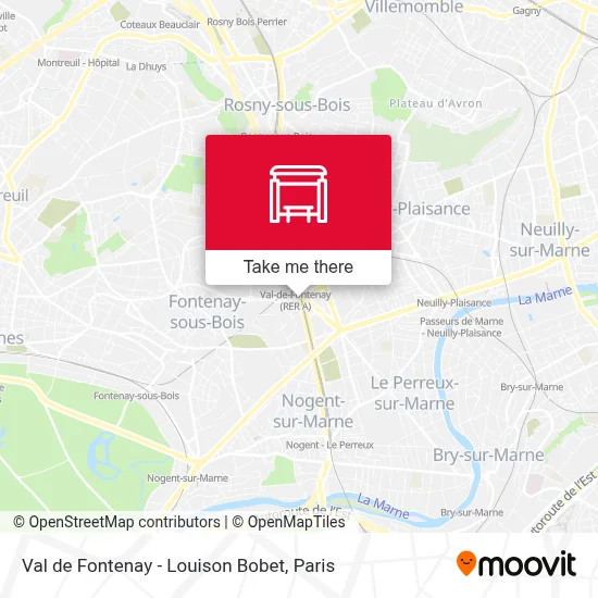 Val de Fontenay - Louison Bobet map