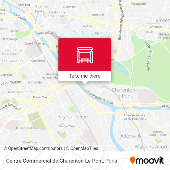 Centre Commercial de Charenton-Le-Pont map