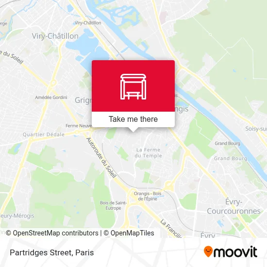 Mapa Rue Des Perdrix