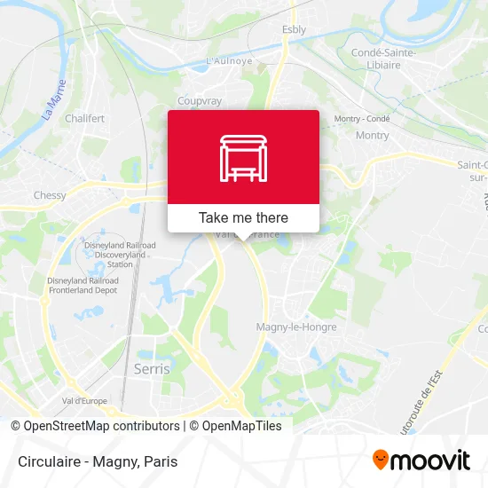 Circulaire - Magny map