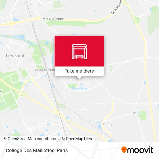 Collège Des Maillettes map