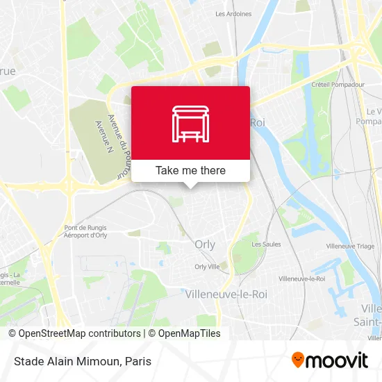 Stade Alain Mimoun map