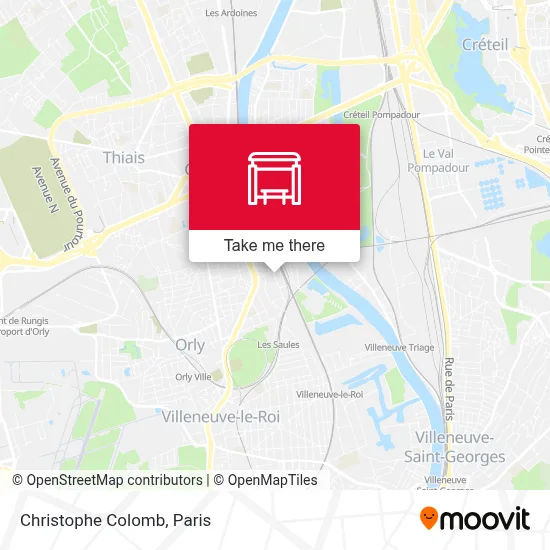 Christophe Colomb map