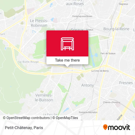 Petit-Châtenay map