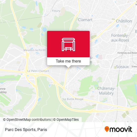 Mapa Parc Des Sports