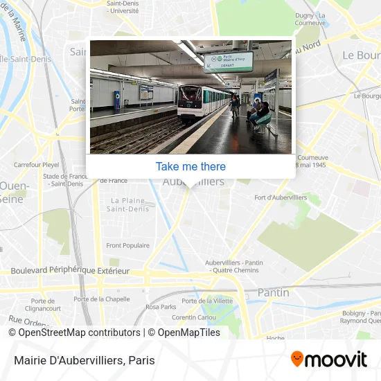 Mairie D'Aubervilliers map
