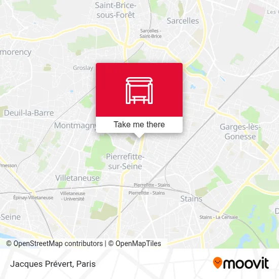 Jacques Prévert map