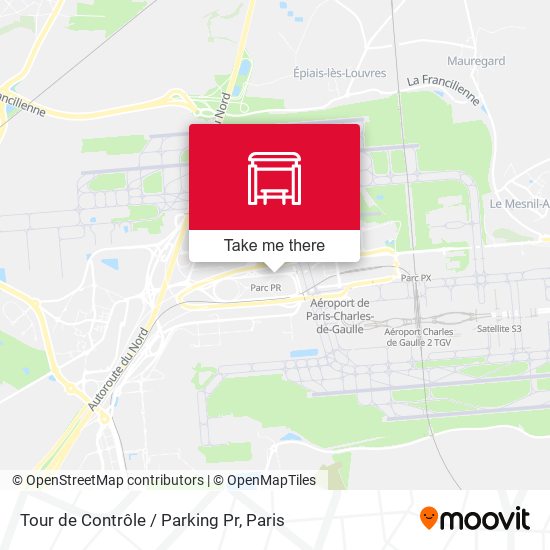 Mapa Tour de Contrôle / Parking Pr