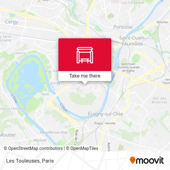 Les Touleuses map